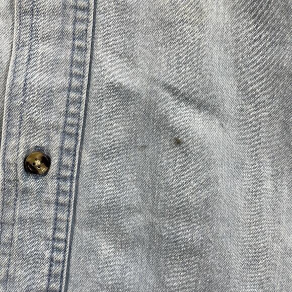 Orange County Choppers Denim Cut Off Vest Mens 2XL Sleeveless Y2K Double Sided - Picture 7 of 12